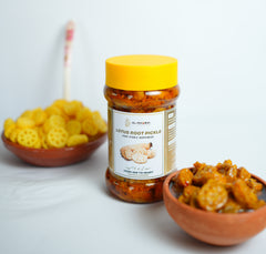 Lotus Root Pickle (بیہ کا اچار)