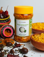 Grated Mango Pickle (آم کدوکش اچار)