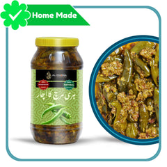 Hari Mirch Achar ( Green Chilli Pickle )