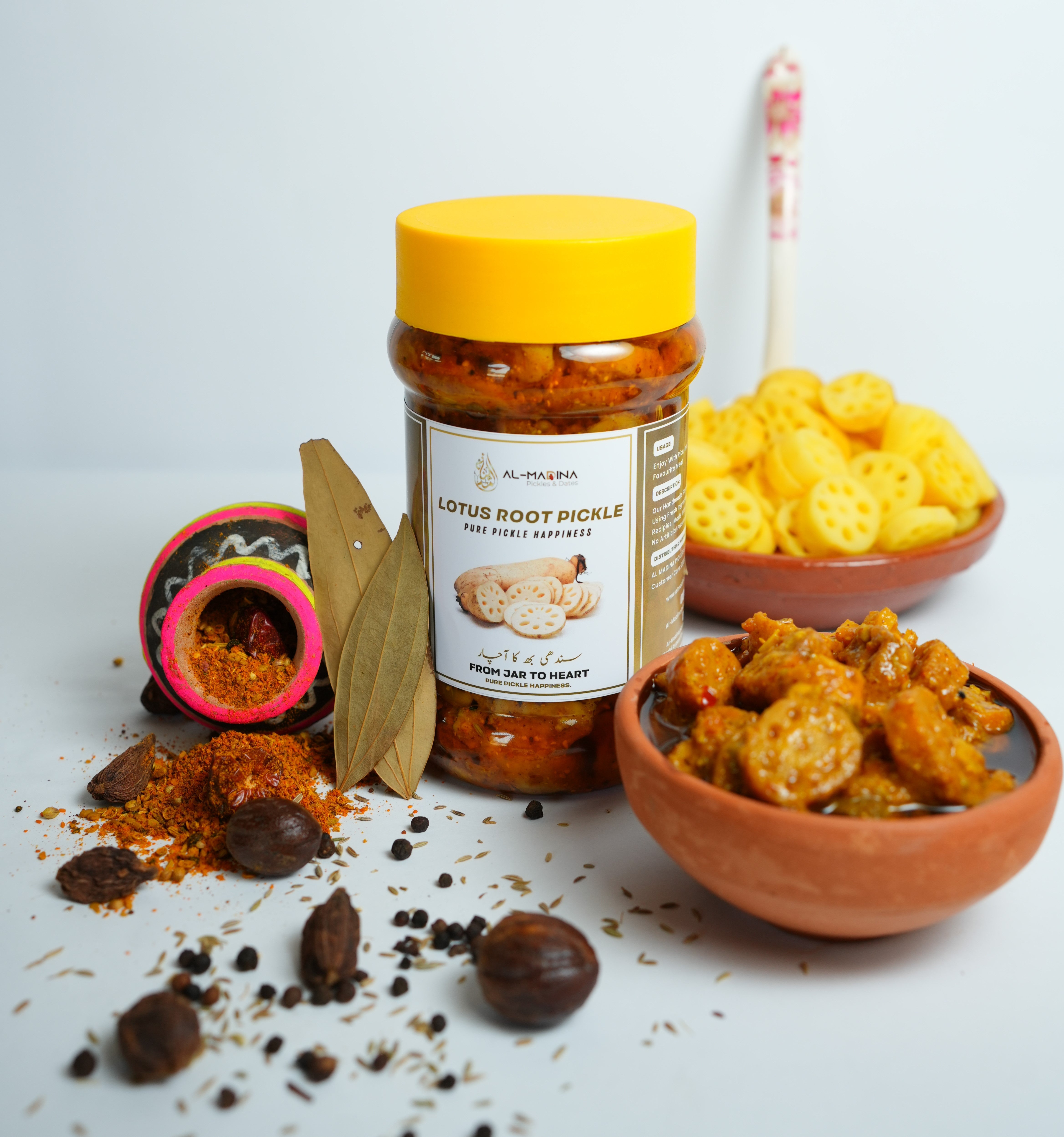 Lotus Root Pickle (بیہ کا اچار)