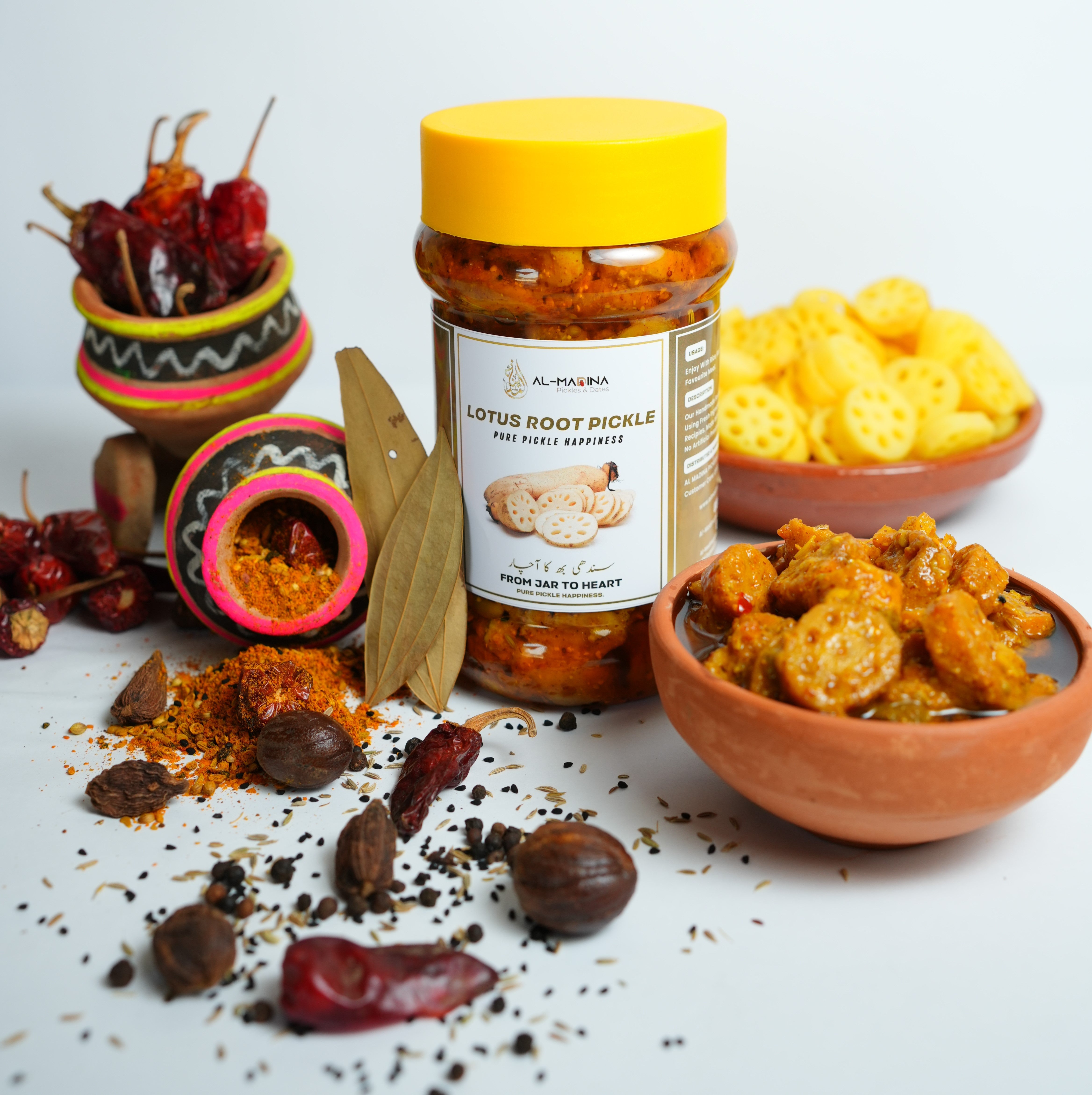 Lotus Root Pickle (بیہ کا اچار)