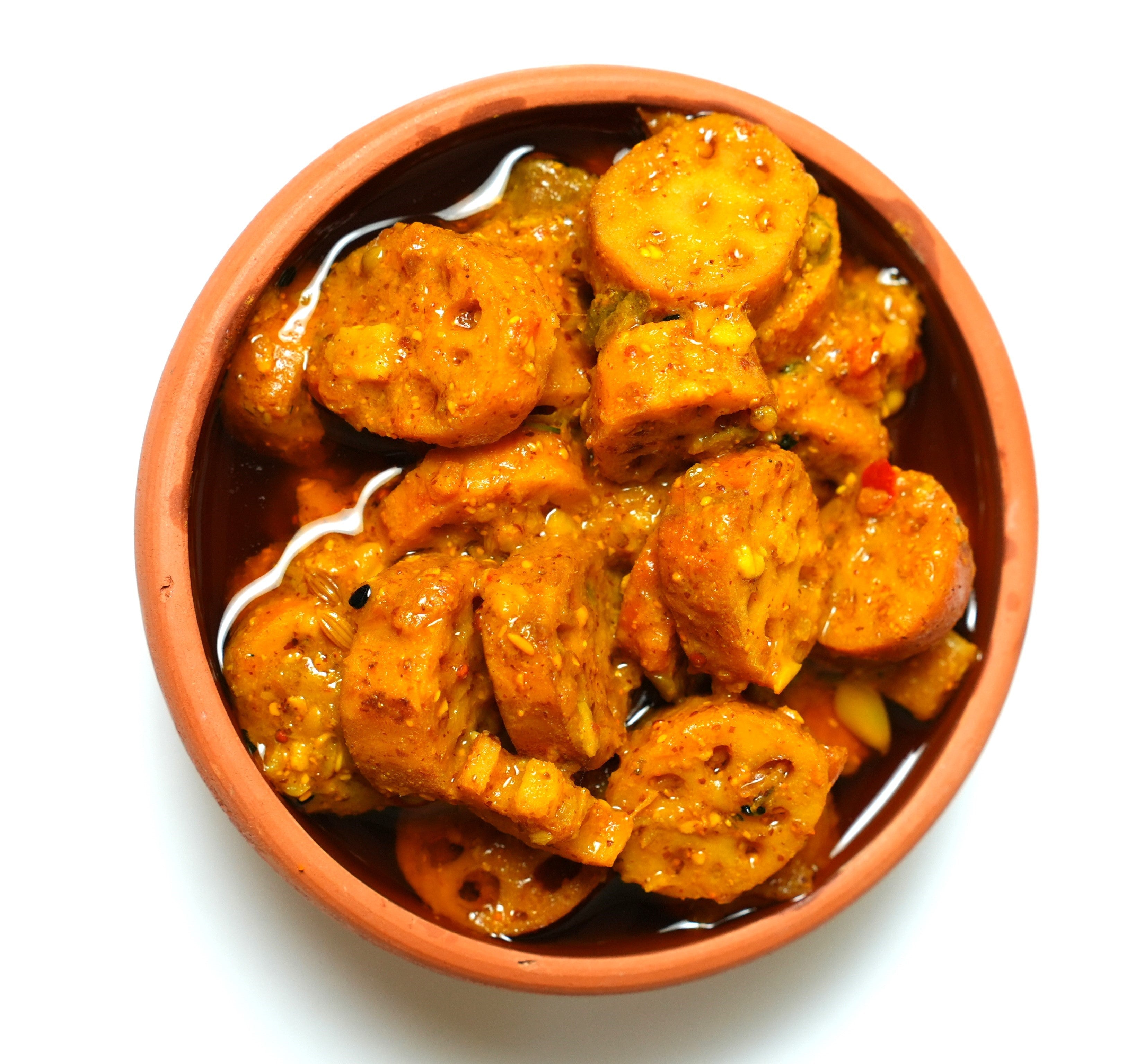 Lotus Root Pickle (بیہ کا اچار)