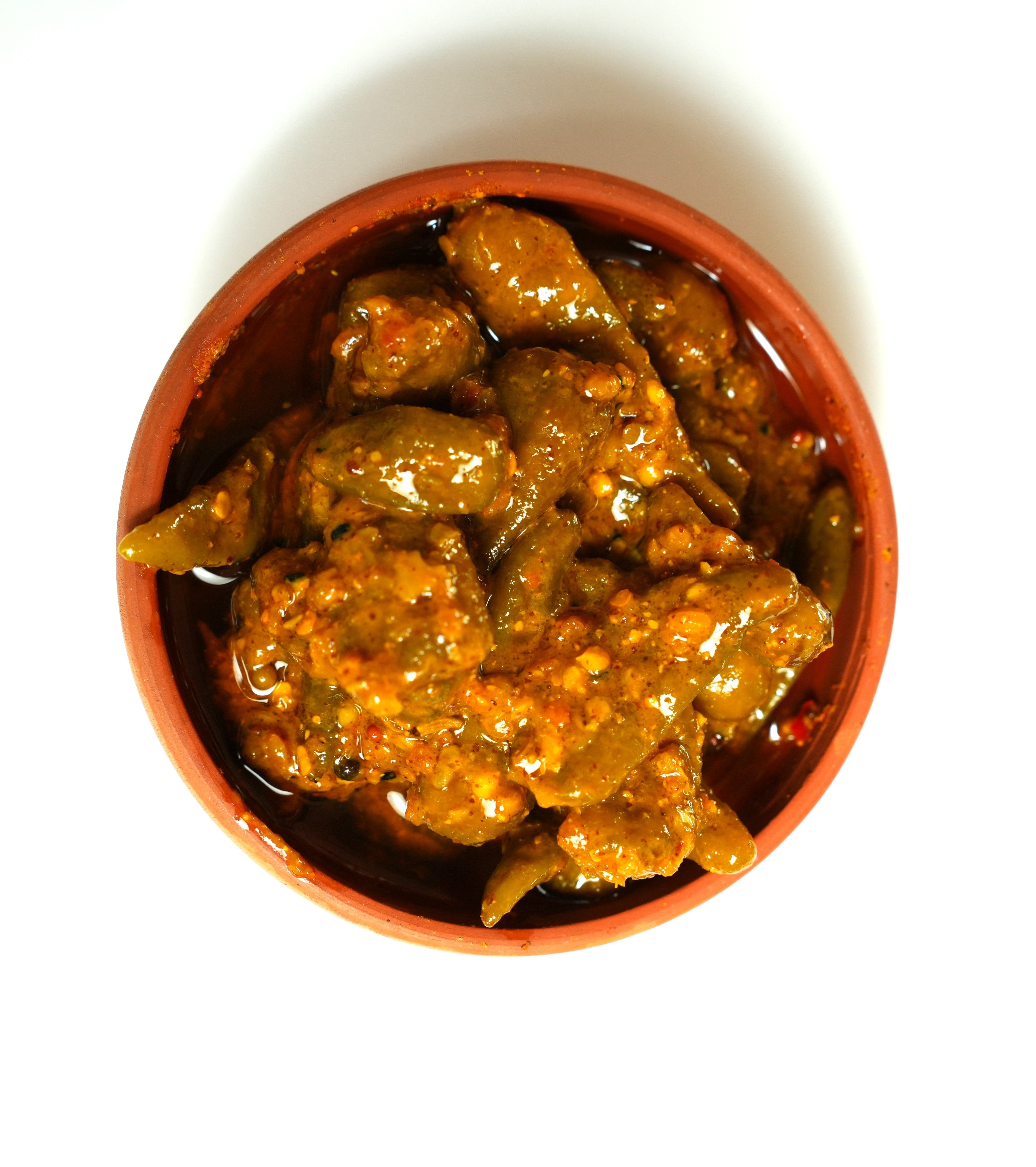 Green Chilli Pickle (ہری مرچ کا اچار)