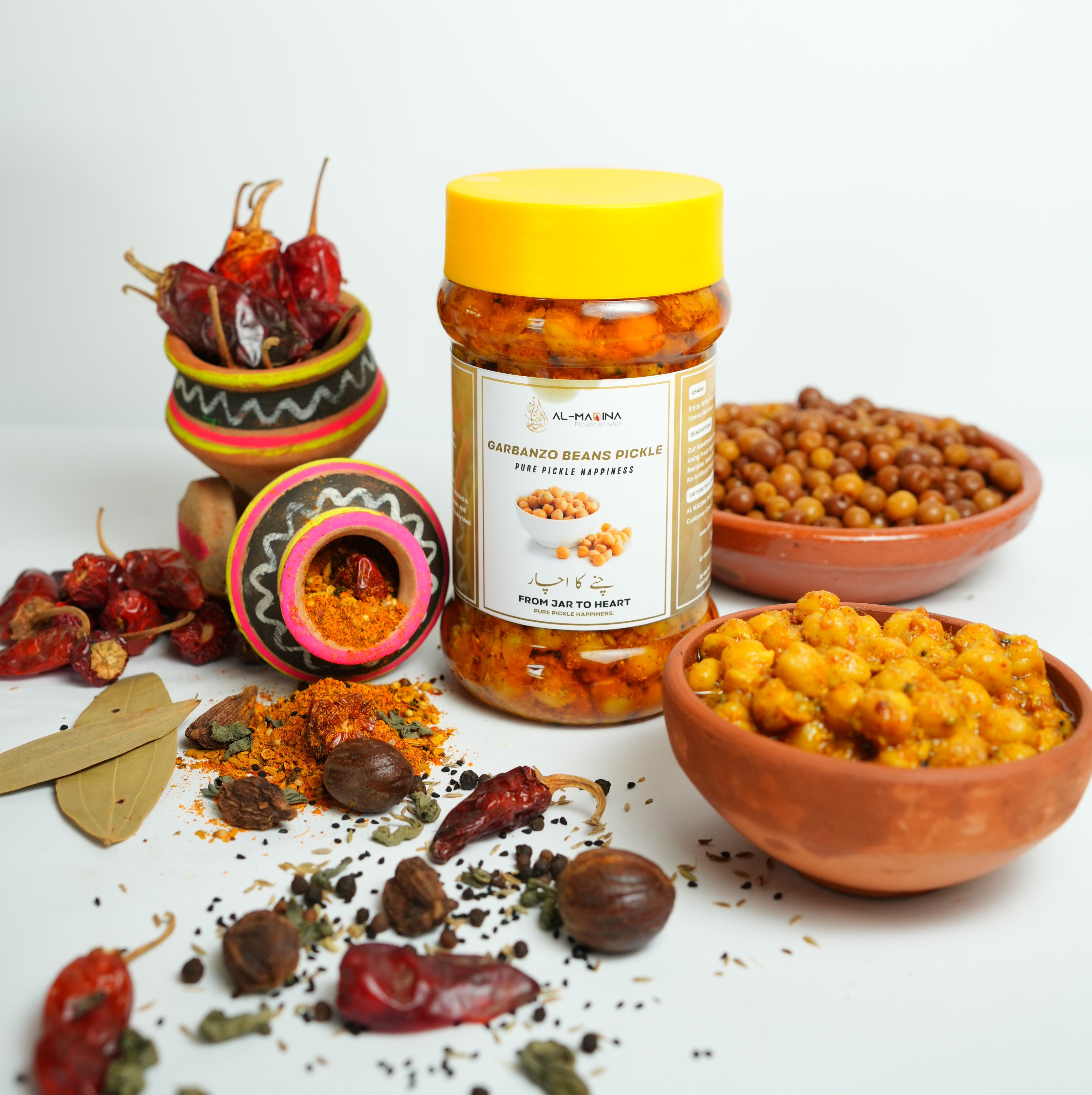 Garbanzo Beans Pickle  (چنے کا اچار)