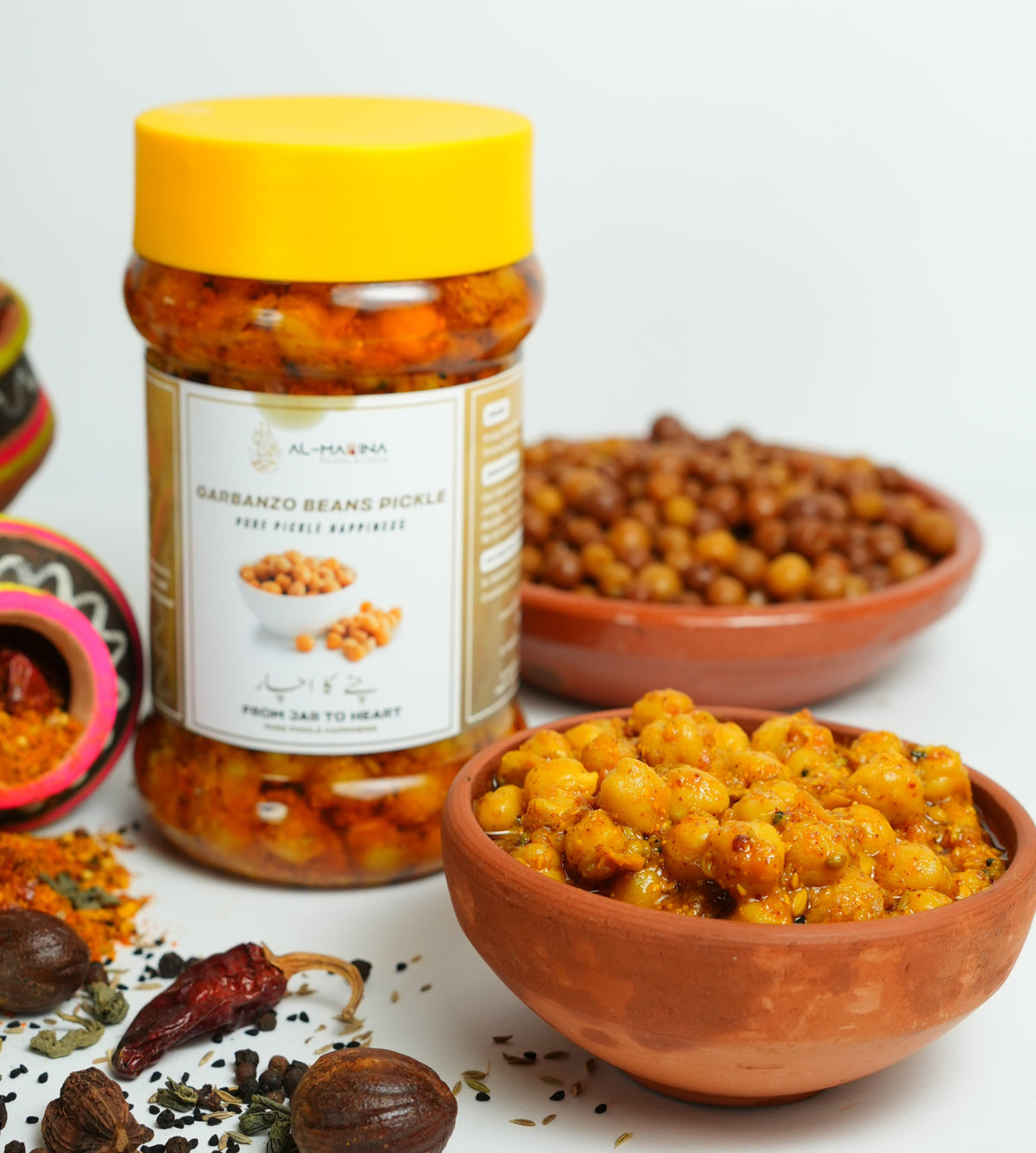 Garbanzo Beans Pickle  (چنے کا اچار)