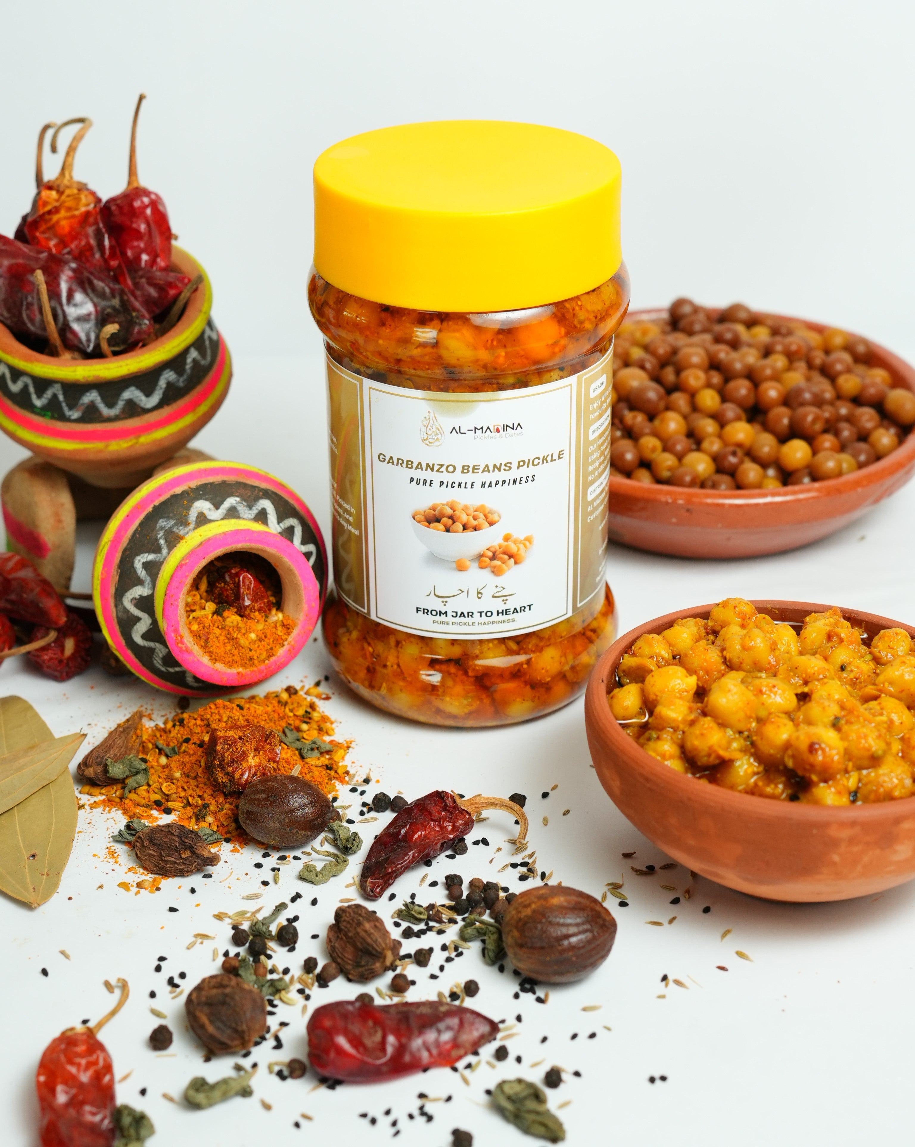Garbanzo Beans Pickle  (چنے کا اچار)