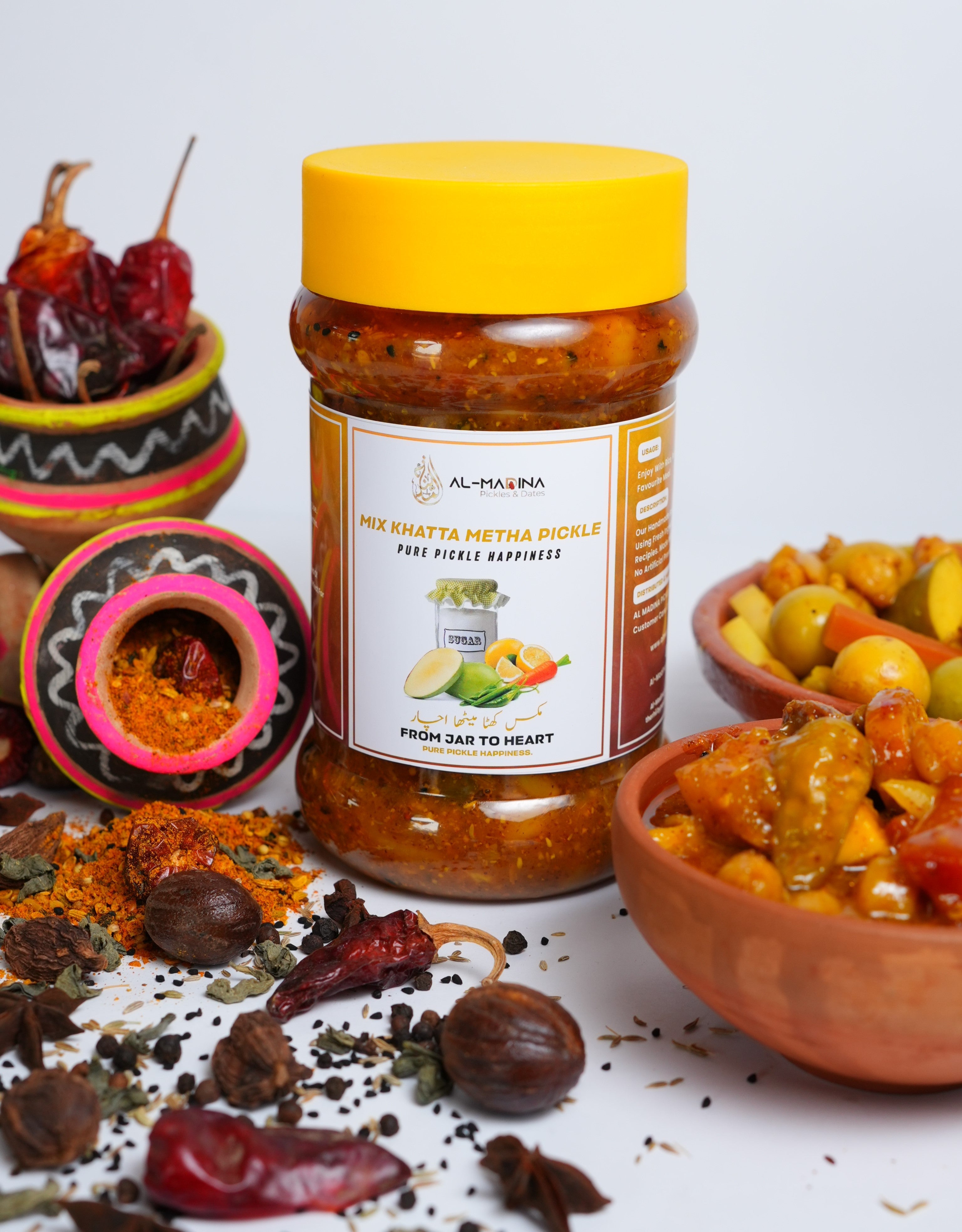 Mix Khatta Metha Pickle   (مکس کھٹا میٹھا اچار)