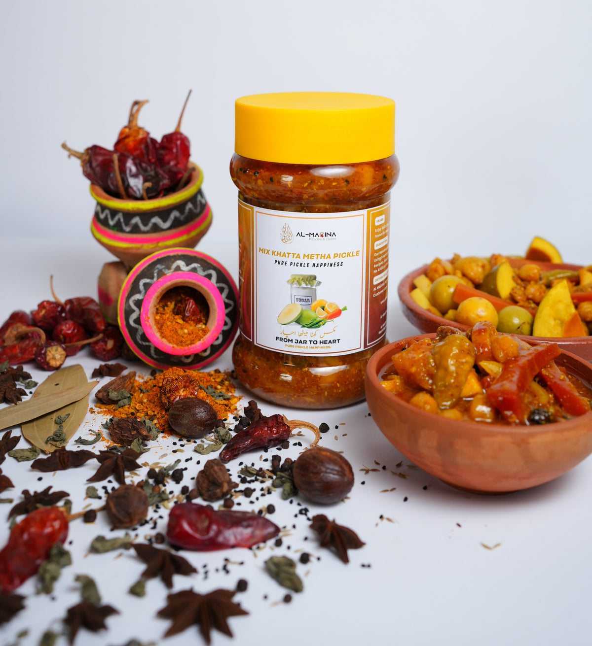 Mix Khatta Metha Pickle   (مکس کھٹا میٹھا اچار)